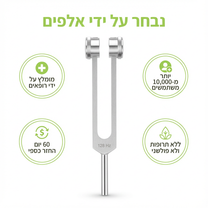 Kynofix – קולן ריפוי בתדר 128Hz | הקלה אמיתית שמורגשת תוך 3 דקות