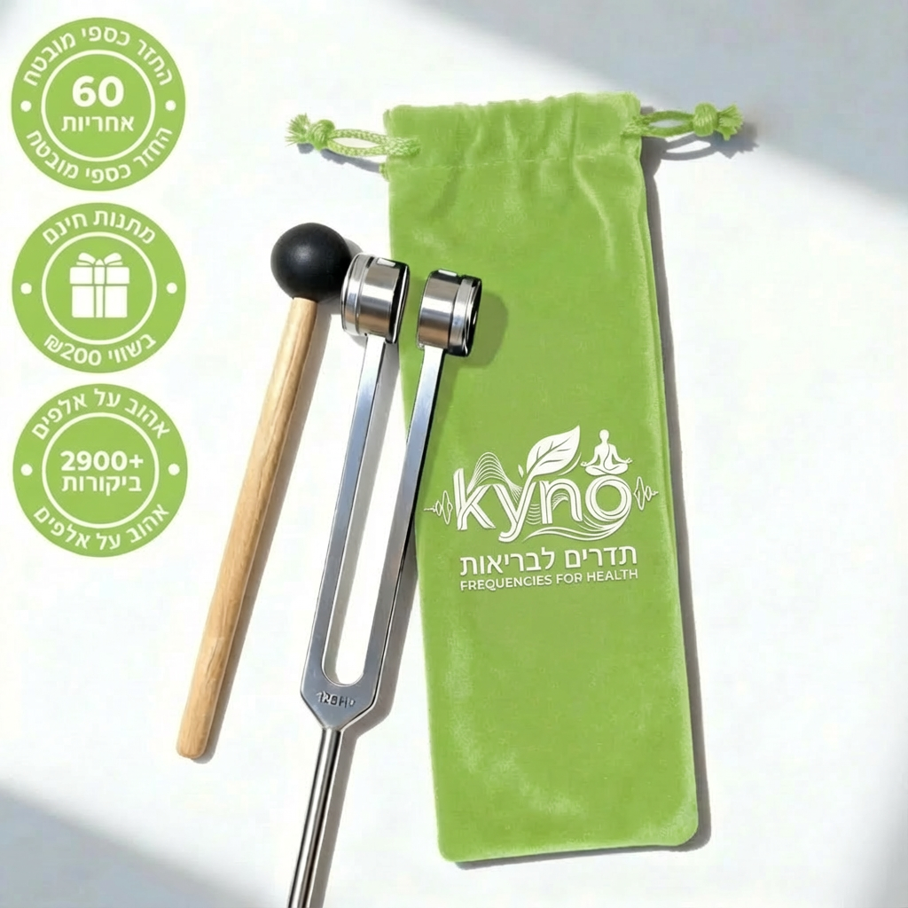 Kynofix – קולן ריפוי בתדר 128Hz | הקלה אמיתית שמורגשת תוך 3 דקות