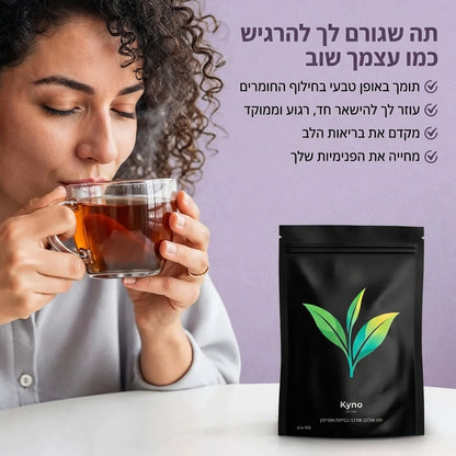 Kyno Tea – естественным образом богат антиоксидантами, помогает восстановить здоровье изнутри и снаружи